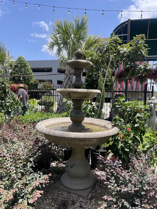 Three Tiered Outdoor Fountain