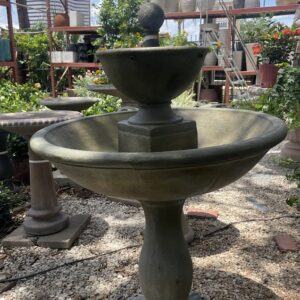 Two Tiered Sphere Fountain