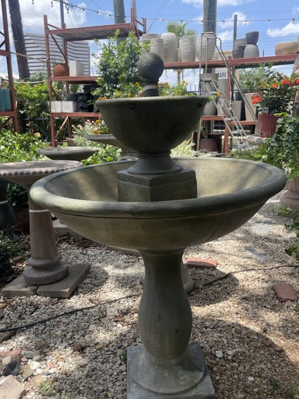 Two Tiered Sphere Fountain